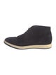 Giorgio Armani Web Accent Suede Sneakers