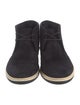 Giorgio Armani Web Accent Suede Sneakers