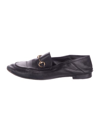 Gucci Horsebit Accent Leather Loafers