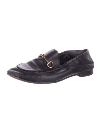 Gucci Horsebit Accent Leather Loafers