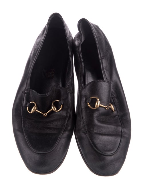 Gucci Horsebit Accent Leather Loafers