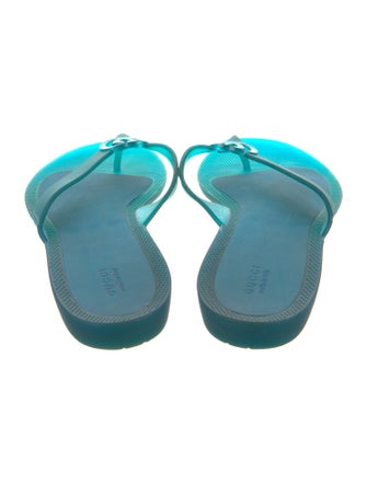 Gucci Interlocking G Logo Rubber Slides