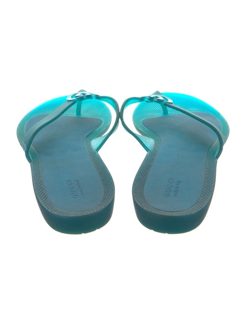 Gucci Interlocking G Logo Rubber Slides