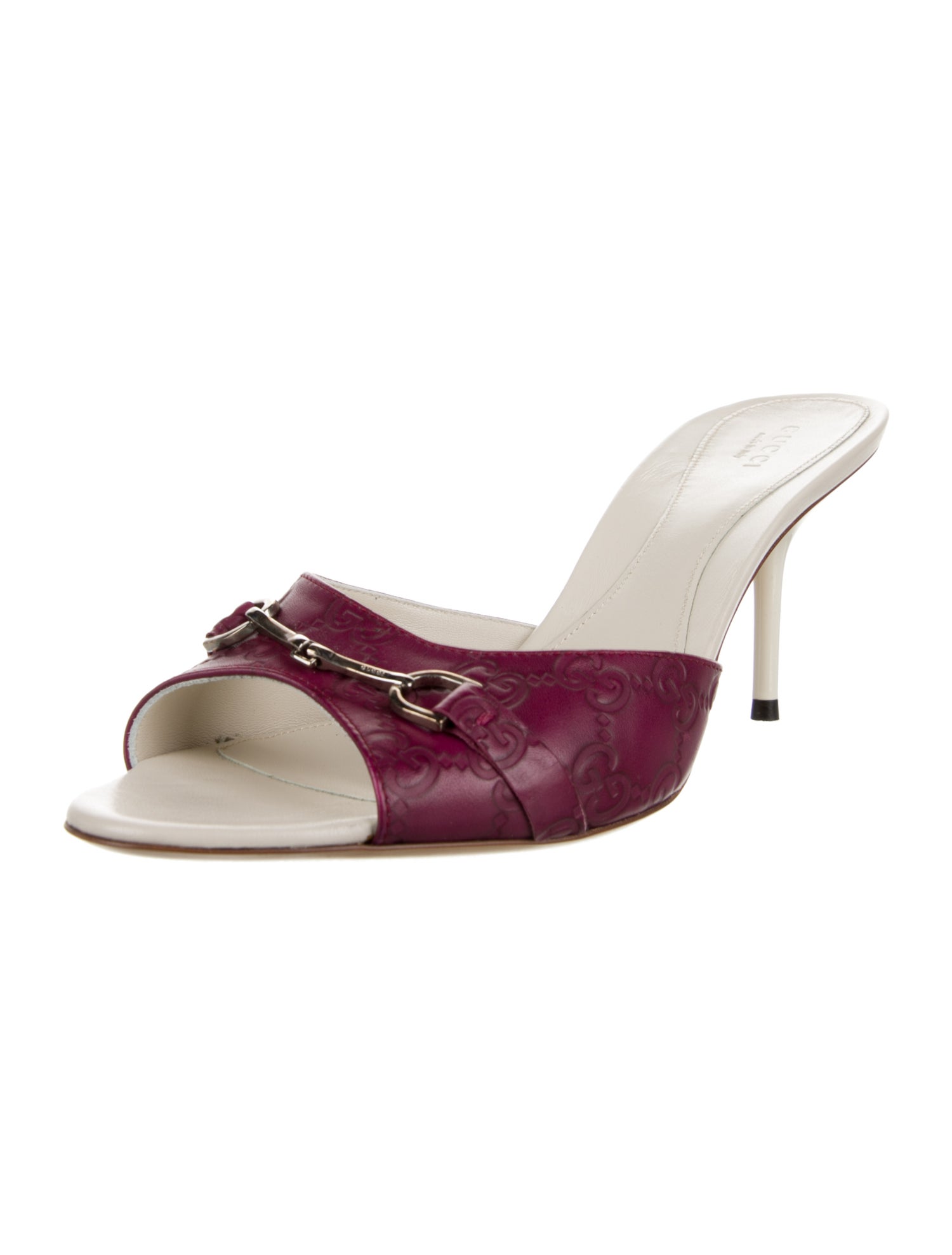 Gucci Horsebit Accent Leather Mules