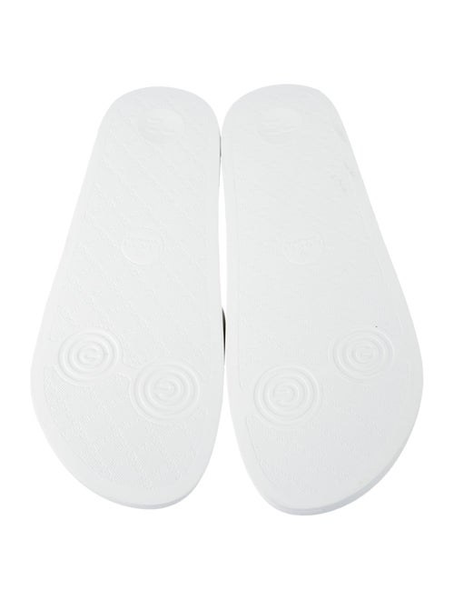 Gucci Web Accent Leather Slides