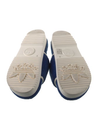 Gucci x Adidas Terry Cloth Striped Slides