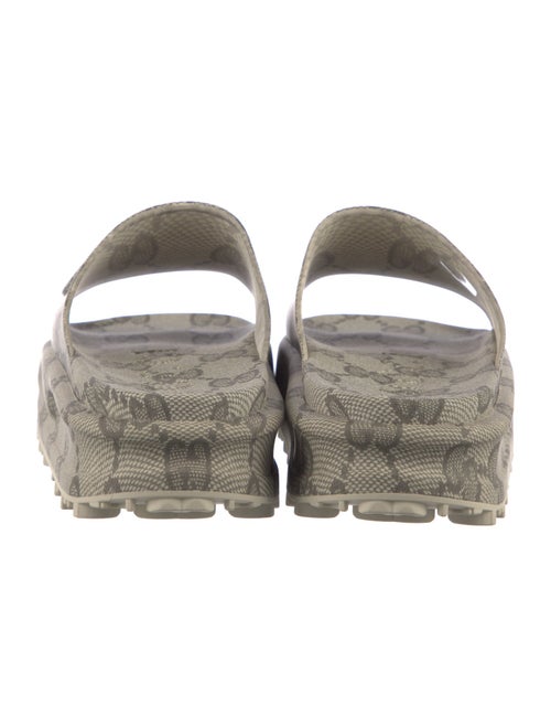 Gucci Interlocking G Logo Rubber Slides