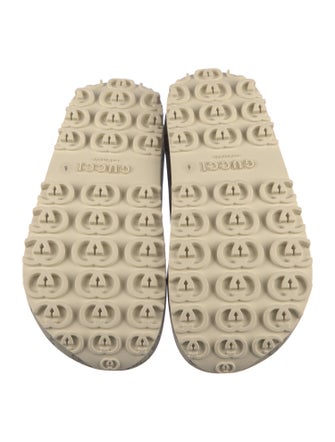 Gucci Interlocking G Logo Rubber Slides