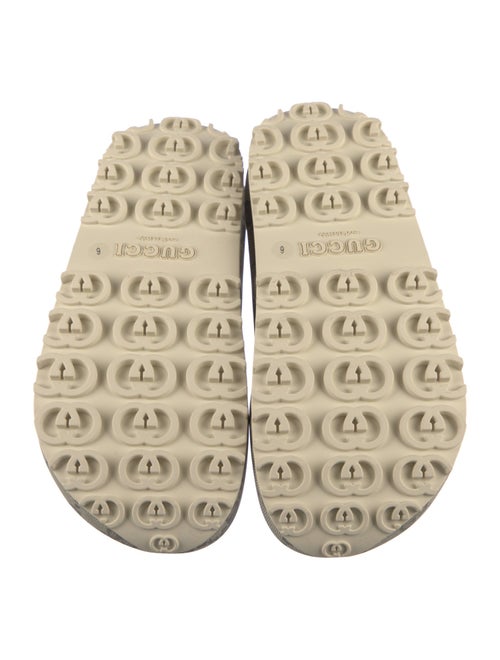Gucci Interlocking G Logo Rubber Slides