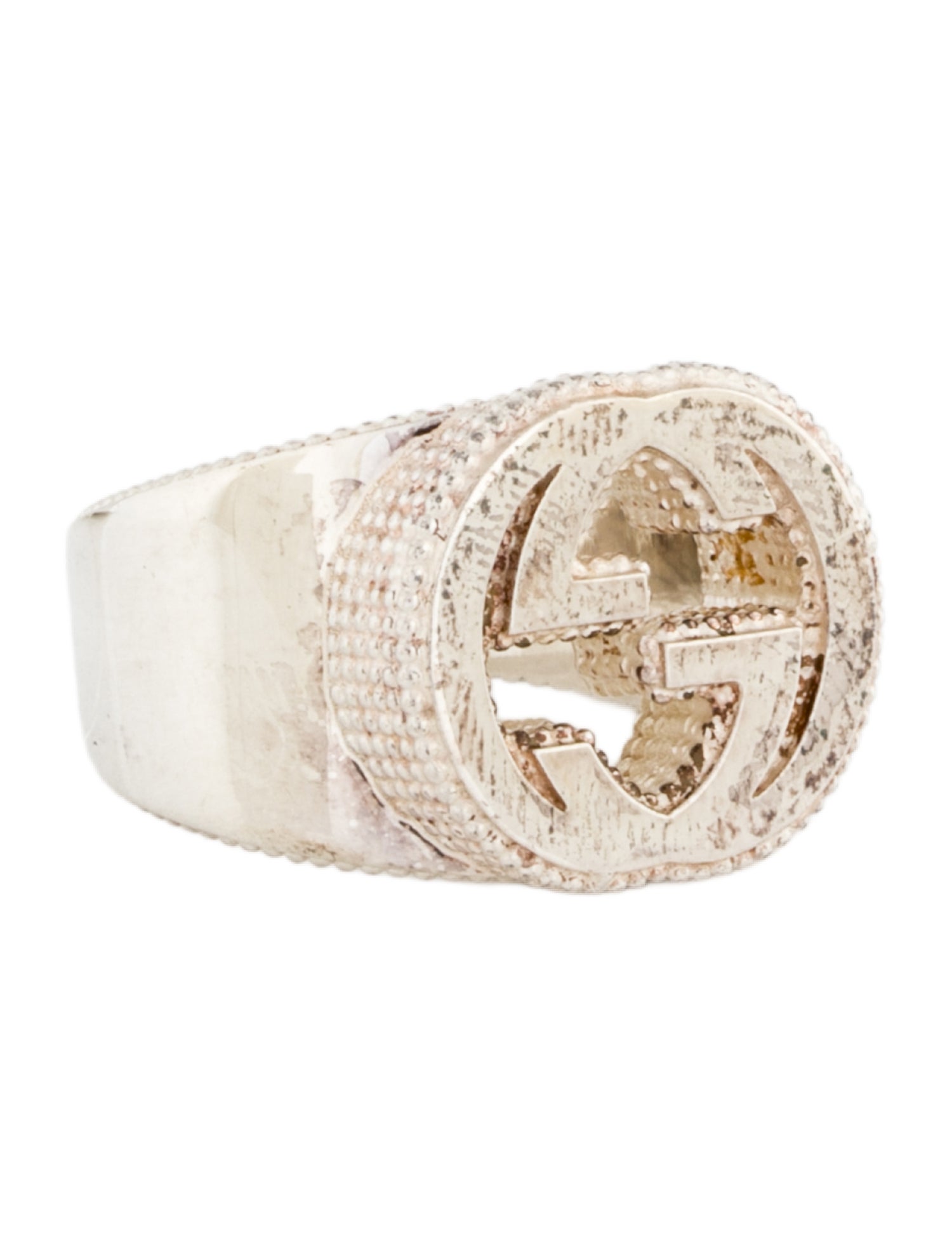 Gucci Interlocking G Signet Ring