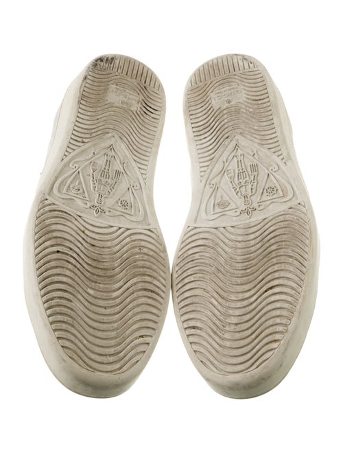 Gucci Web Accent Leather Sneakers