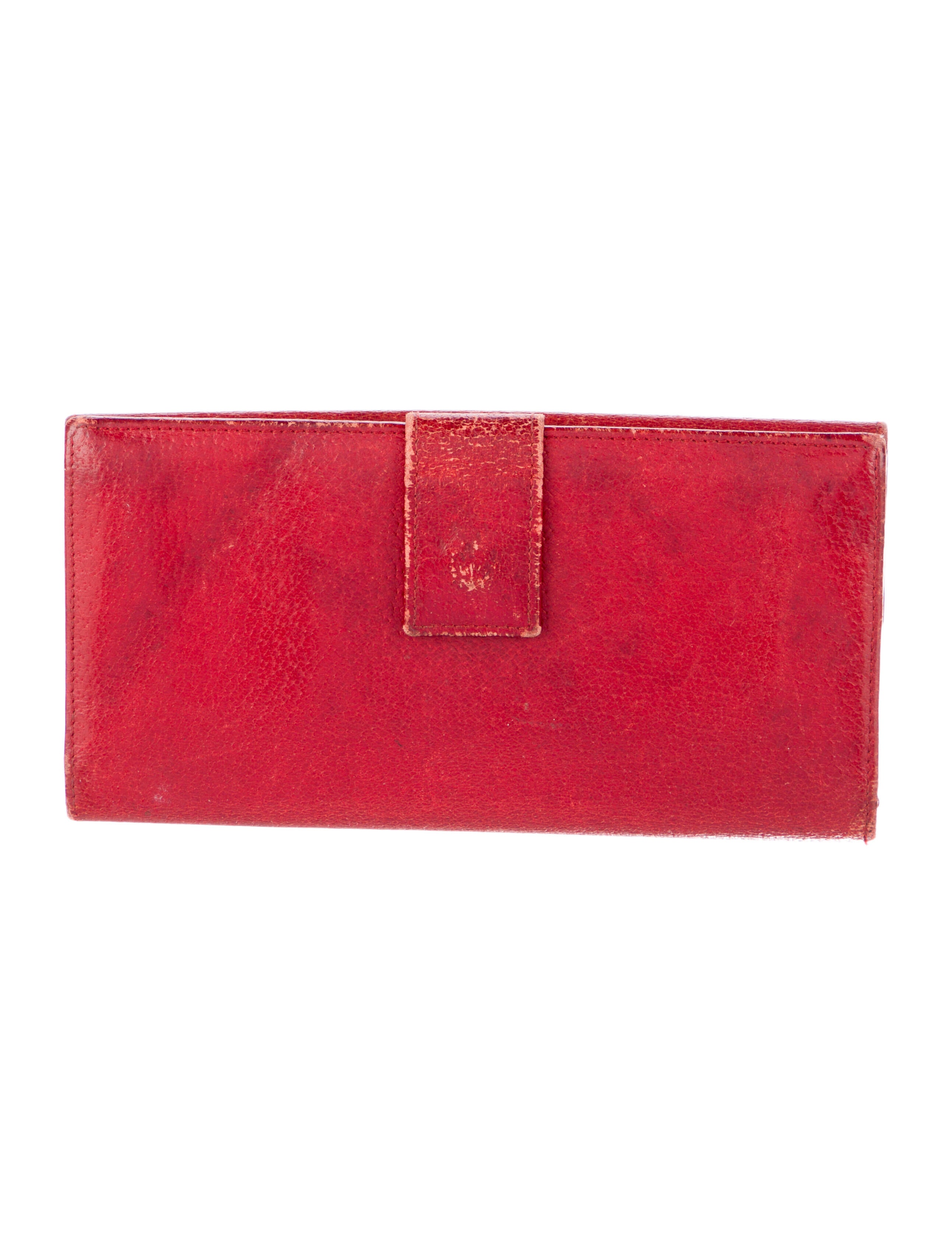 Gucci Vintage Leather Continental Wallet