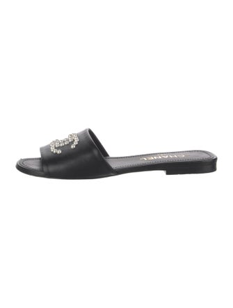 Chanel 2022 Interlocking CC Logo Slides