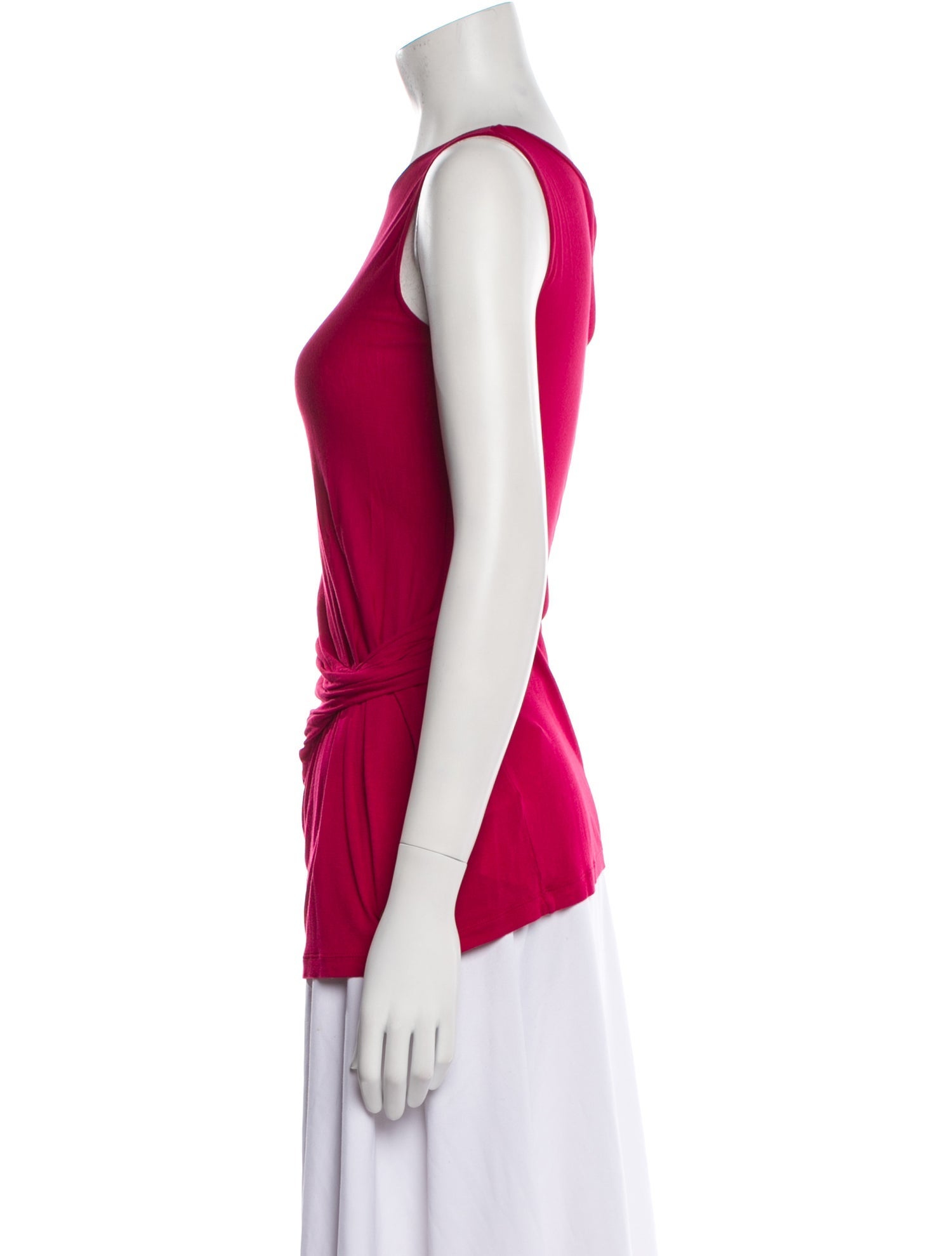 Gucci Bateau Neckline Sleeveless Top