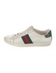 Gucci Web Accent Leather Sneakers