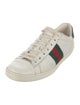 Gucci Web Accent Leather Sneakers