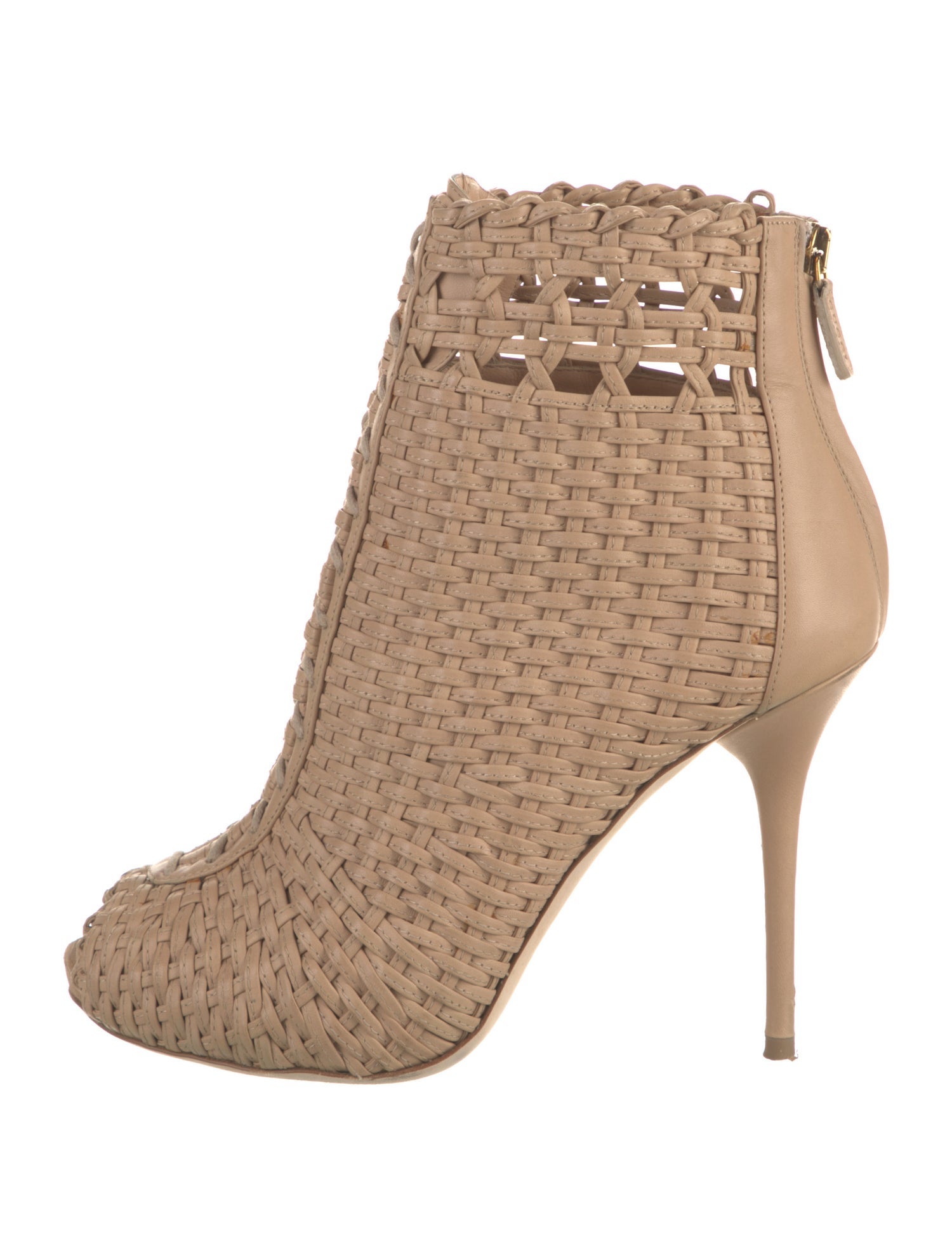Gucci Leather Braided Accents Pumps