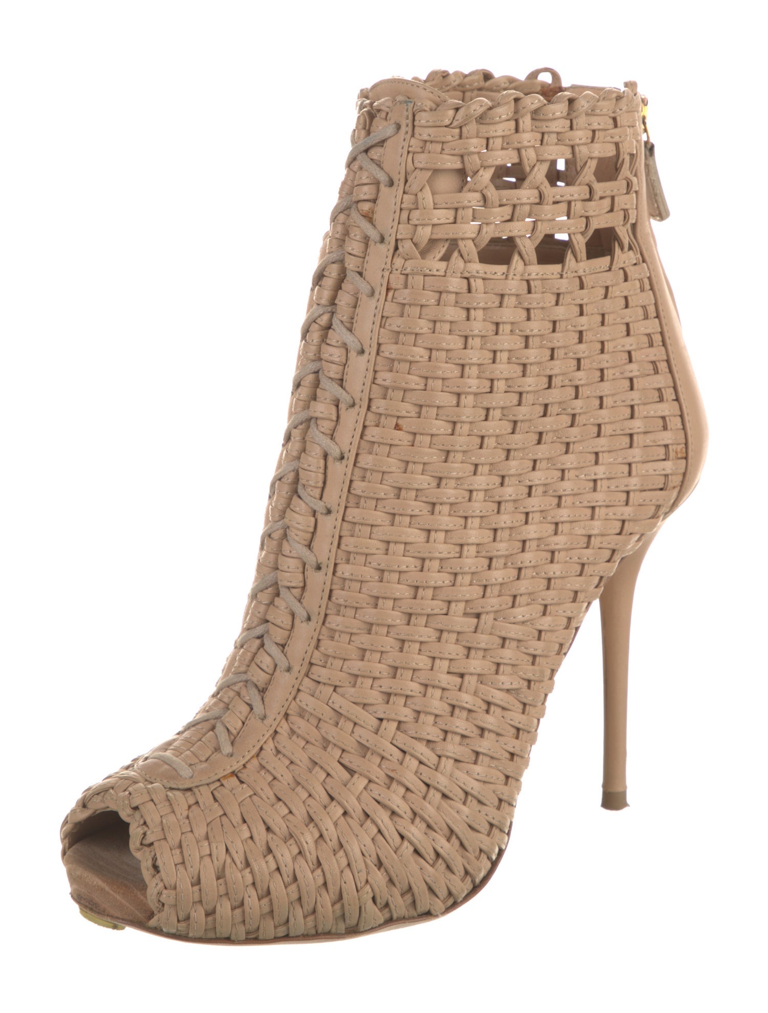 Gucci Leather Braided Accents Pumps