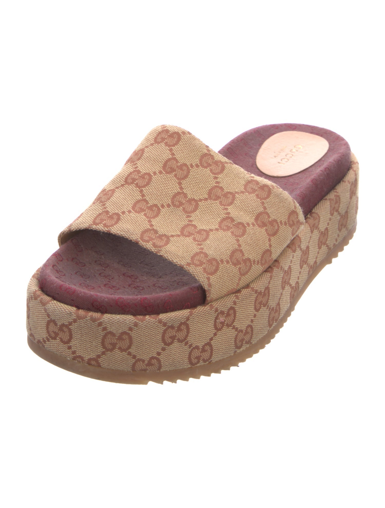 Gucci GG Canvas Canvas Slides