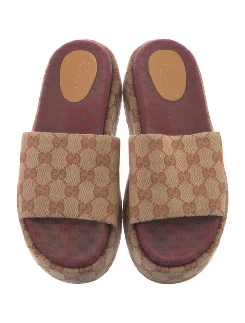 Gucci GG Canvas Canvas Slides