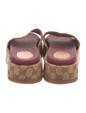 Gucci GG Canvas Canvas Slides