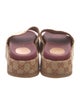 Gucci GG Canvas Canvas Slides