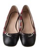 Gucci Kingsnake Leather Ballet Flats