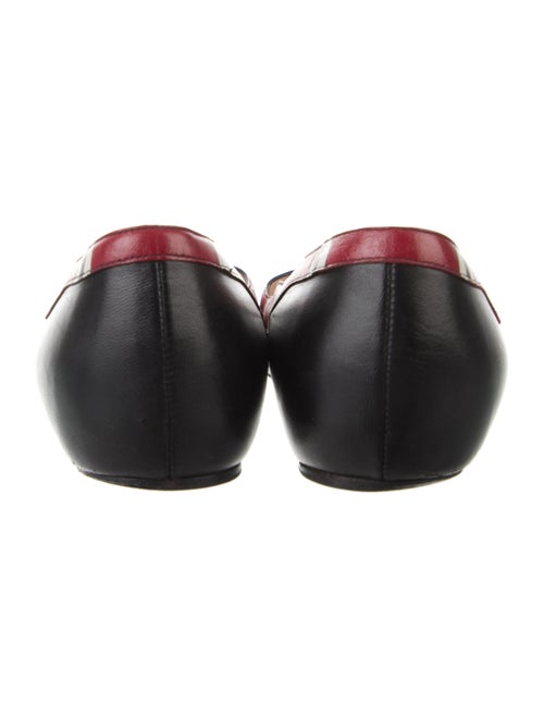 Gucci Kingsnake Leather Ballet Flats