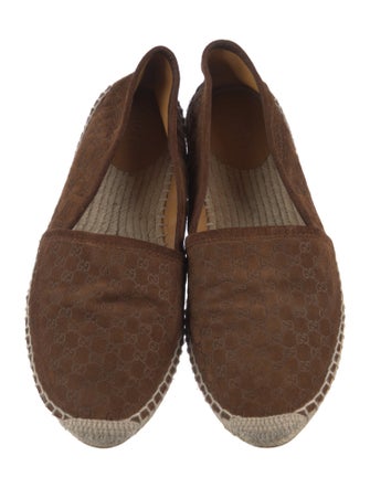 Gucci GG Signature Suede Espadrilles