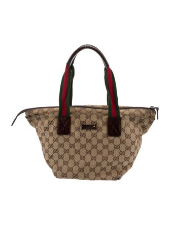 Gucci GG Canvas Top Handle Bag