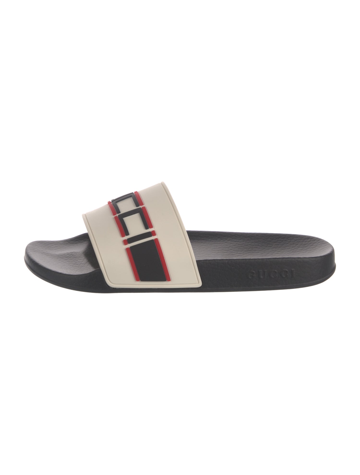 Gucci Rubber Printed Slides w/ Tags