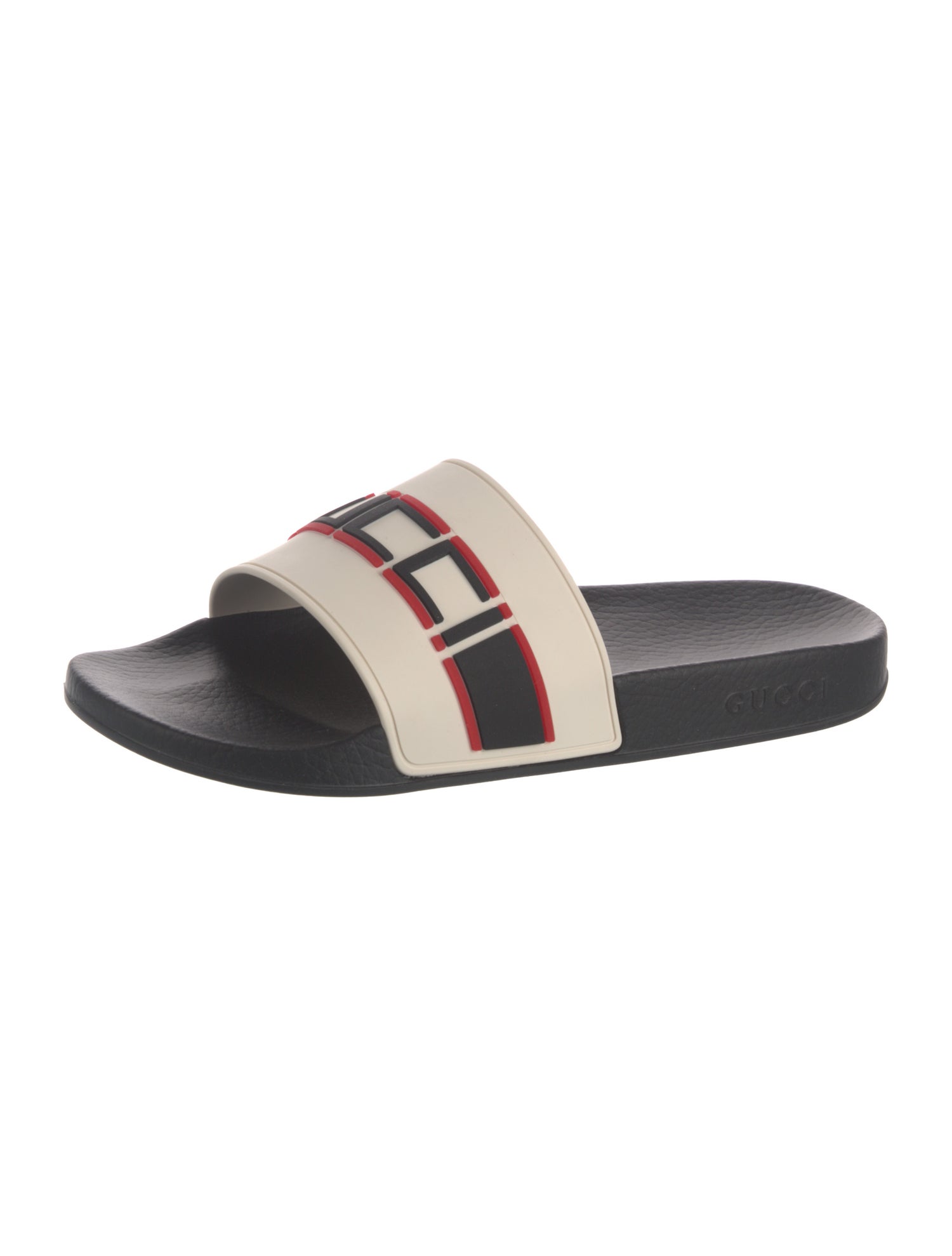 Gucci Rubber Printed Slides w/ Tags
