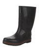 Gucci Web Accent Rubber Rain Boots