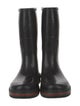Gucci Web Accent Rubber Rain Boots