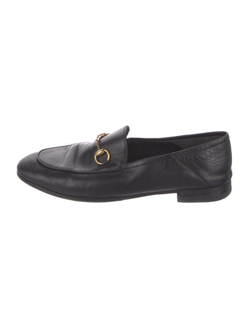 Gucci Horsebit Accent Leather Loafers