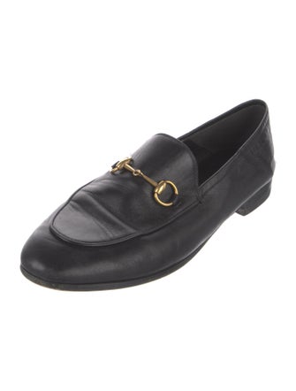 Gucci Horsebit Accent Leather Loafers