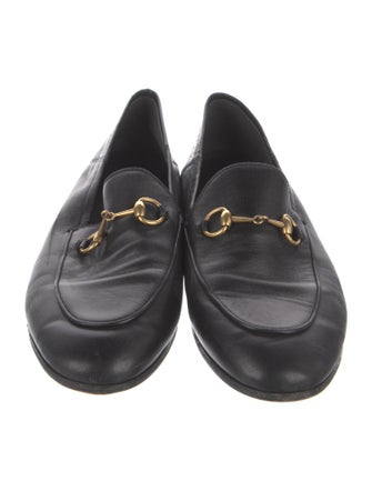 Gucci Horsebit Accent Leather Loafers