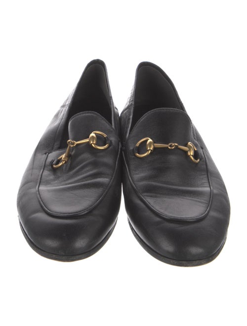 Gucci Horsebit Accent Leather Loafers