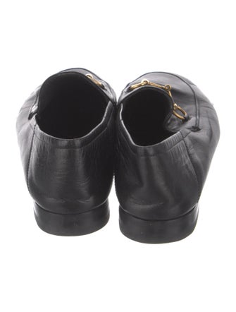 Gucci Horsebit Accent Leather Loafers