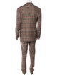 Gucci Cashmere Houndstooth Print Two-Piece Suit