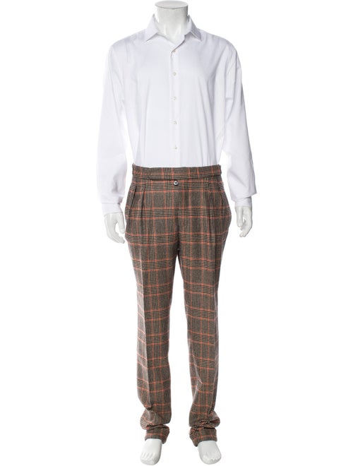Gucci Cashmere Houndstooth Print Two-Piece Suit