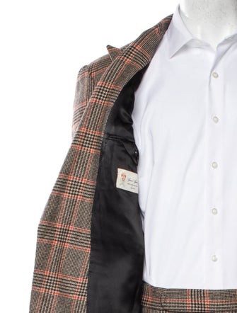 Gucci Cashmere Houndstooth Print Two-Piece Suit