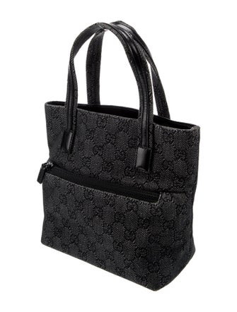 Gucci GG Denim Top Handle Bag Mini