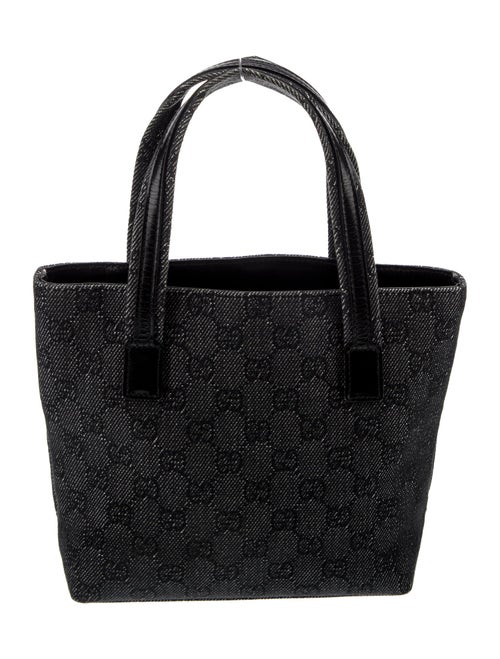 Gucci GG Denim Top Handle Bag Mini