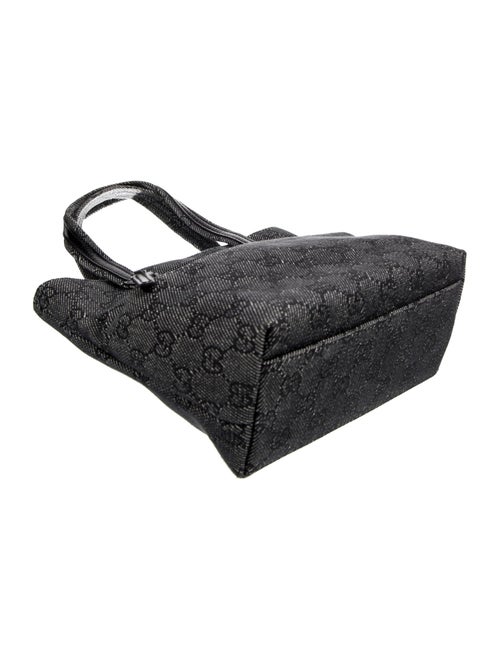 Gucci GG Denim Top Handle Bag Mini