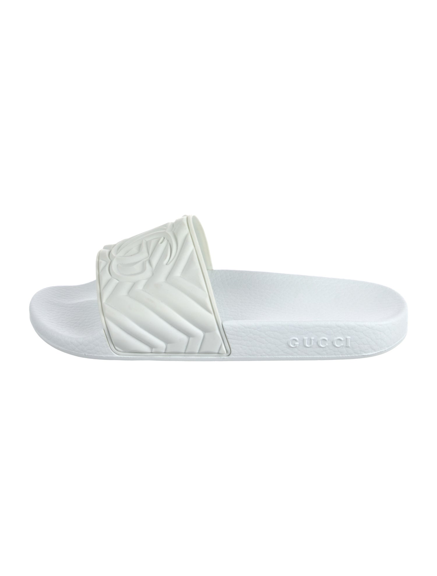Gucci Running GG Logo Rubber Slides