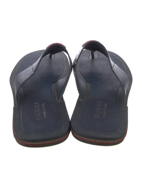Gucci Interlocking G Logo Rubber Flip Flops