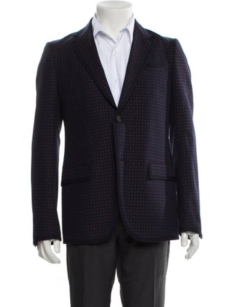 Gucci Polka Dot Print Blazer
