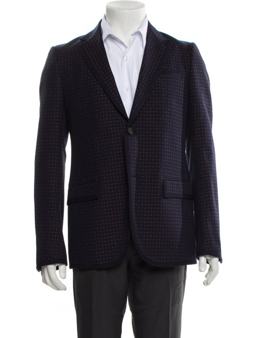 Gucci Polka Dot Print Blazer