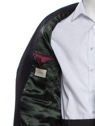 Gucci Polka Dot Print Blazer
